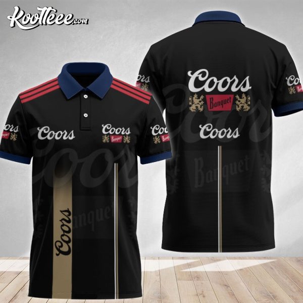 Coors Banquet Black Esports Inspired Polo Shirt