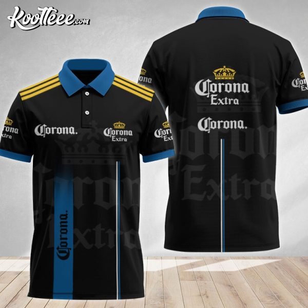 Corona Extra Black Esports Inspired Polo Shirt