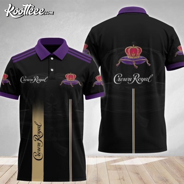 Crown Royal Black Esports Inspired Polo Shirt