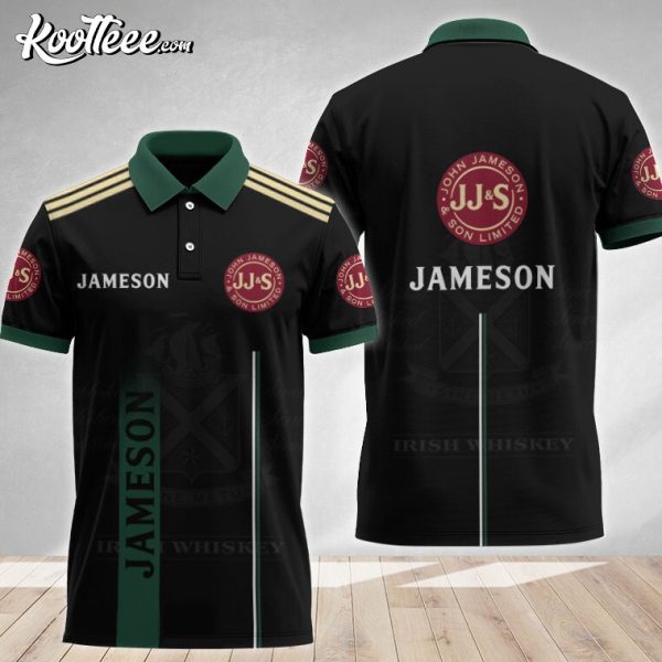 Jameson Whiskey Black Esports Inspired Polo Shirt