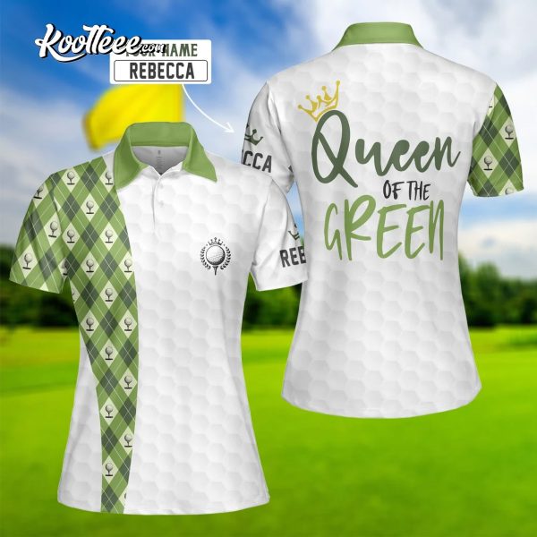 Couple Golf King And Queen Of The Green Custom Polo Shirt