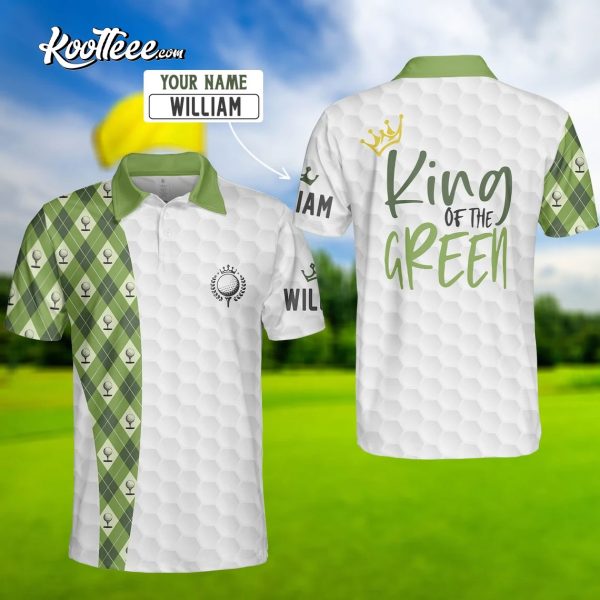 Couple Golf King And Queen Of The Green Custom Polo Shirt