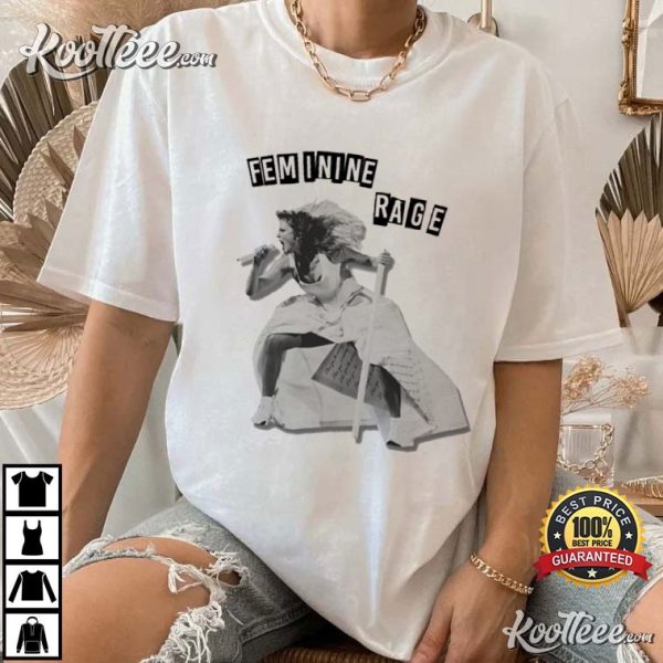 Feminine Rage TTPD Eras Tour Swiftie Gift T-Shirt