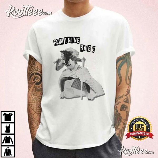 Feminine Rage TTPD Eras Tour Swiftie Gift T-Shirt