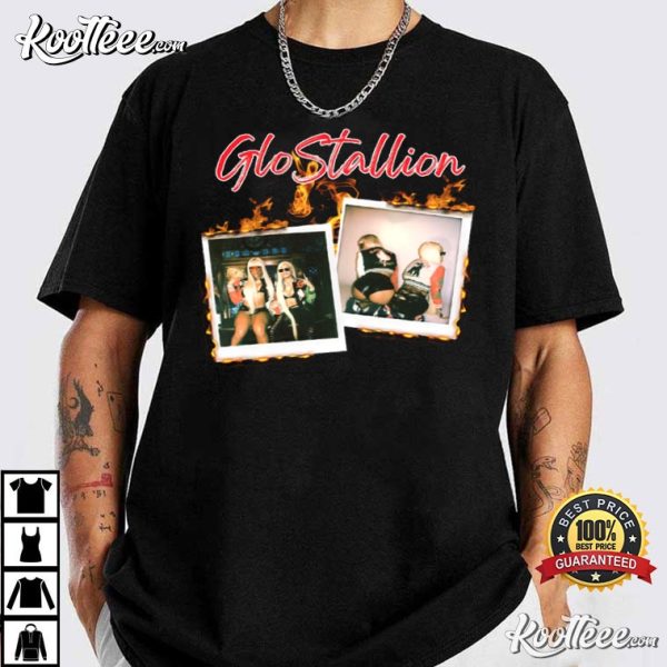 Meg And Glo Glostallion Wannabe Megan Thee Stallion Glorilla T-Shirt