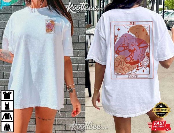 Lesbian IYKYK Tarot Card Vintage T-Shirt