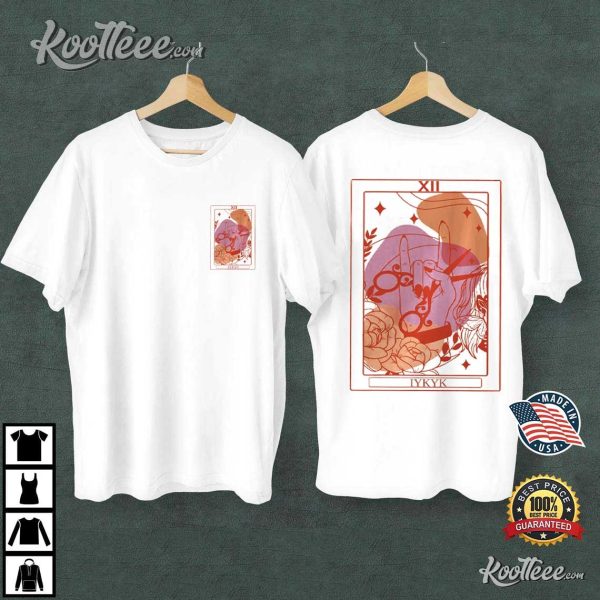 Lesbian IYKYK Tarot Card Vintage T-Shirt