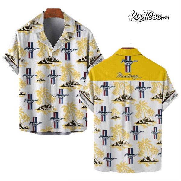 Ford Mustang Summer Beach Hawaiian Shirt