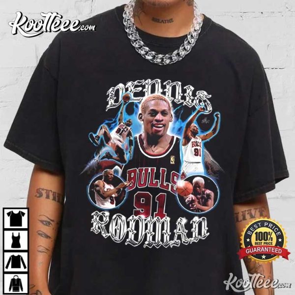 Dennis Rodman Chicago Bulls Vintage T-Shirt