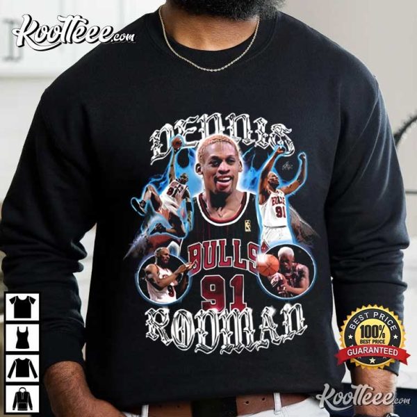 Dennis Rodman Chicago Bulls Vintage T-Shirt