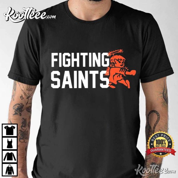 Dubuque Fighting Saints Ice Hockey Team T-Shirt