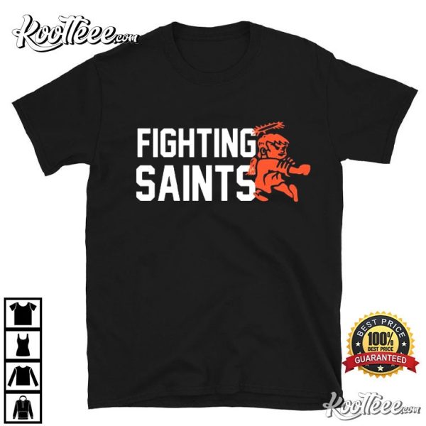 Dubuque Fighting Saints Ice Hockey Team T-Shirt