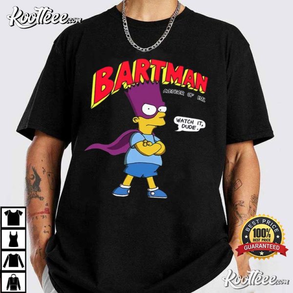 Bartman Bart Simpson The Simpsons Funny Gift T-Shirt