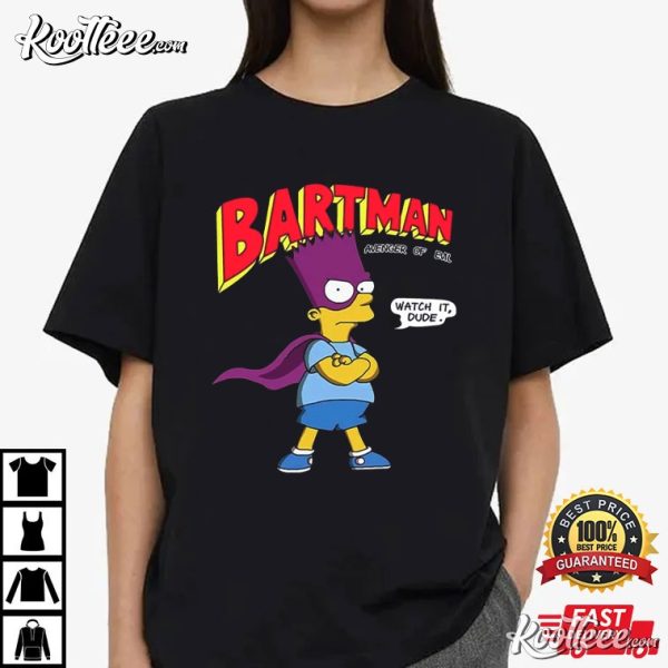 Bartman Bart Simpson The Simpsons Funny Gift T-Shirt