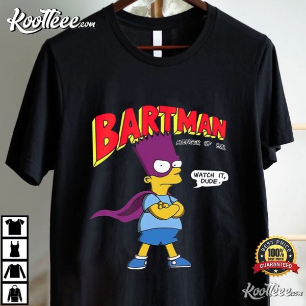 Bartman Bart Simpson The Simpsons Funny Gift T-Shirt