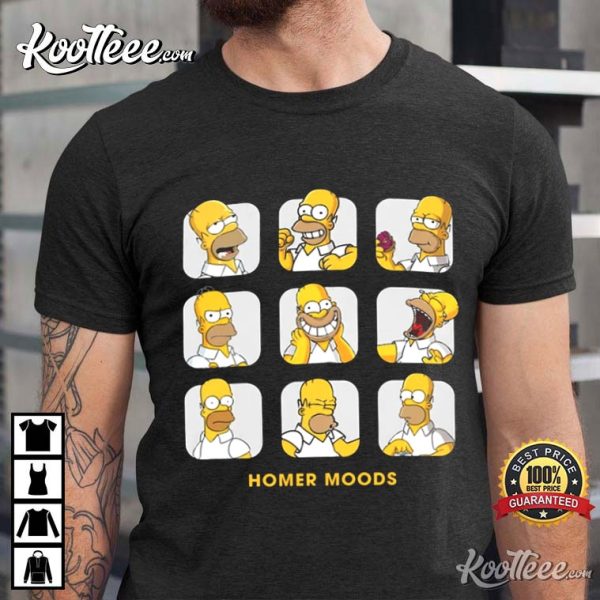 Homer Simpson Moods The Simpsons T-Shirt