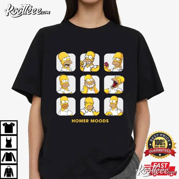 Homer Simpson Moods The Simpsons T-Shirt