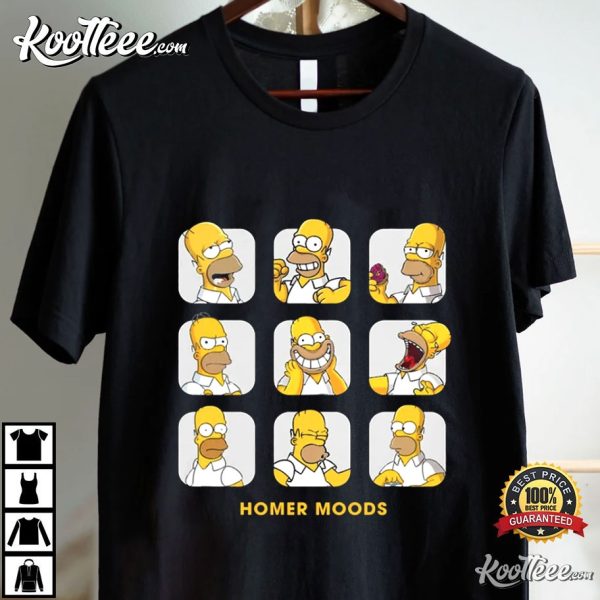 Homer Simpson Moods The Simpsons T-Shirt