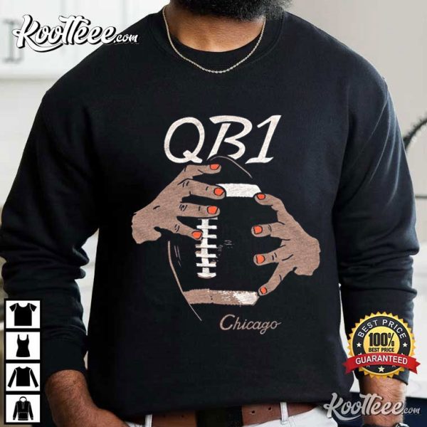 Caleb Williams Chicago Bears Football QB1 T-Shirt