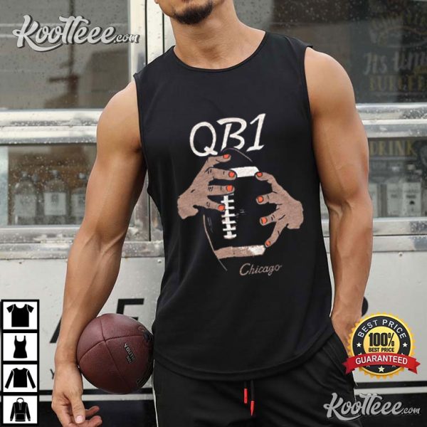 Caleb Williams Chicago Bears Football QB1 T-Shirt