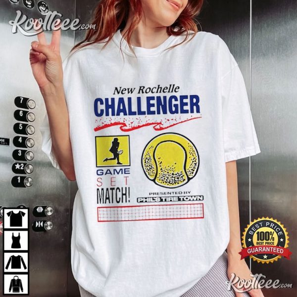 New Rochelle Challenger Game Set Match T-Shirt