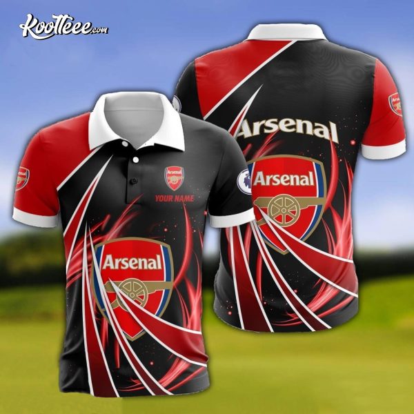 Arsenal FC Personalized Name Polo Shirt