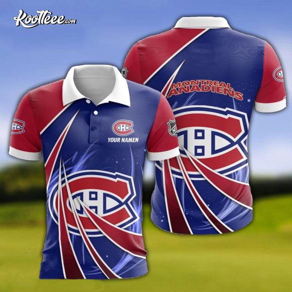 Montreal Canadiens Personalized Name Polo Shirt