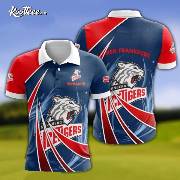 Nurnberg Ice Tigers Personalized Name Polo Shirt