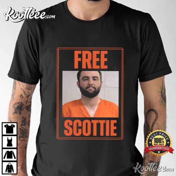 Free Scottie Scheffler Mug Shot PGA Golfer T-Shirt