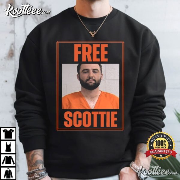 Free Scottie Scheffler Mug Shot PGA Golfer T-Shirt