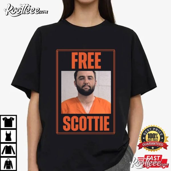 Free Scottie Scheffler Mug Shot PGA Golfer T-Shirt