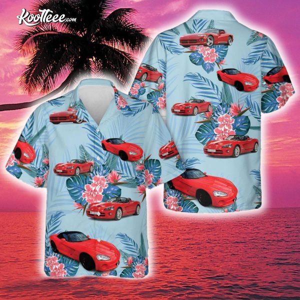 Dodge Viper Hawaiian Shirt