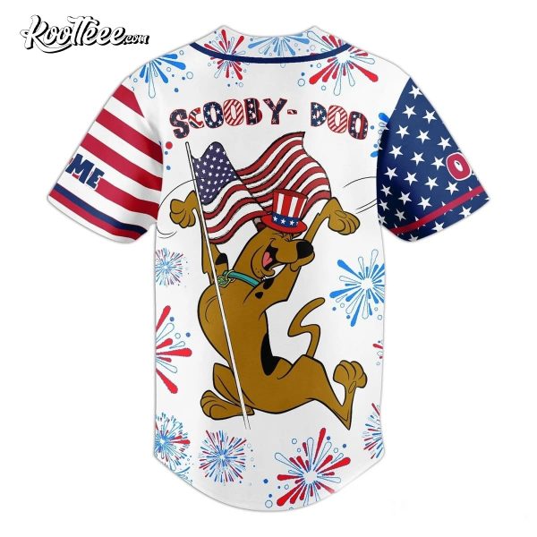Independence Day Red White And Blue And Always Scooby-Doo Baseball Jersey