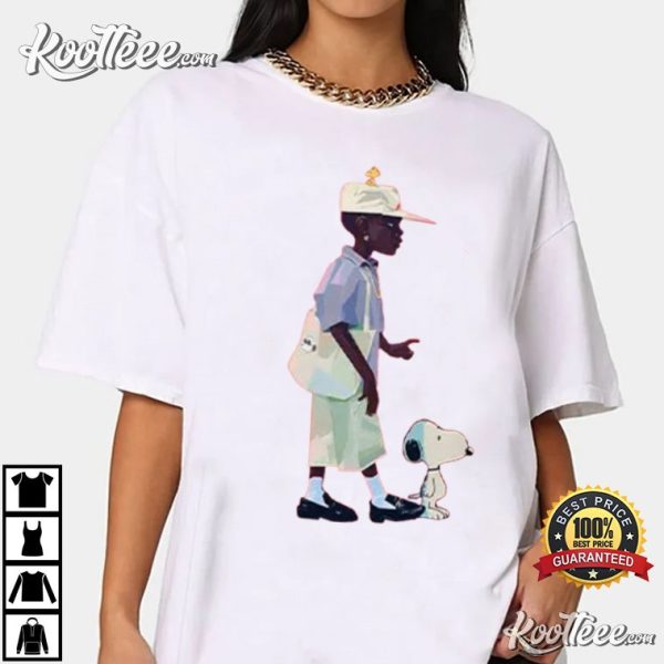 Black Woman Snoopy Peanuts T-Shirt