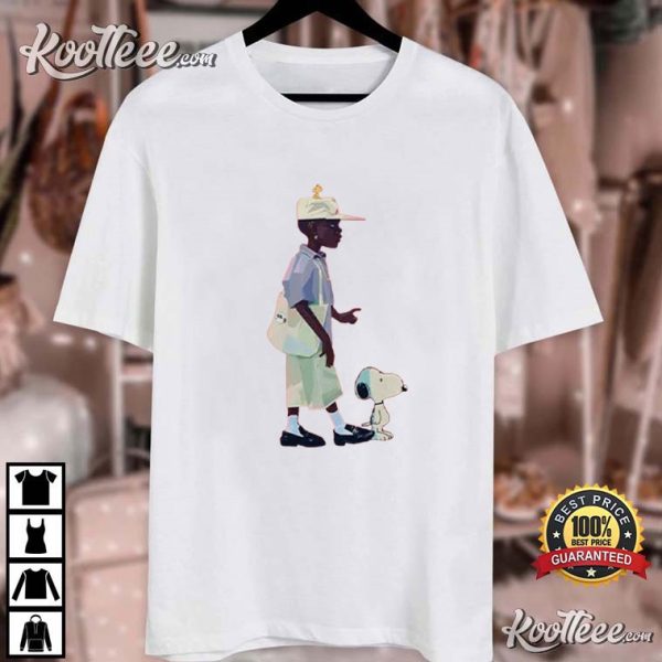 Black Woman Snoopy Peanuts T-Shirt