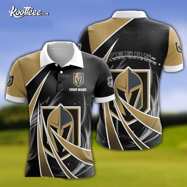 Vegas Golden Knights Custom Name Polo Shirt