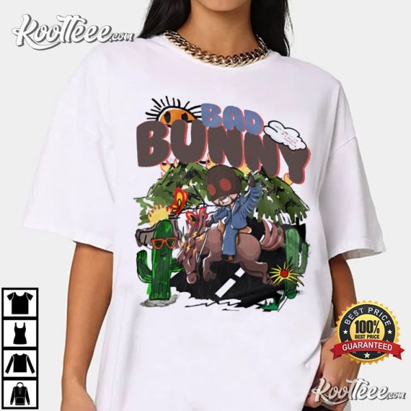 Bad Bunny Most Wanted Tour Concert Gift T-Shirt