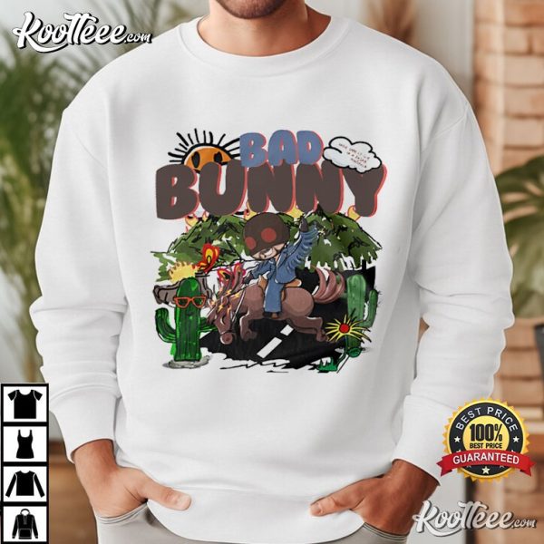 Bad Bunny Most Wanted Tour Concert Gift T-Shirt