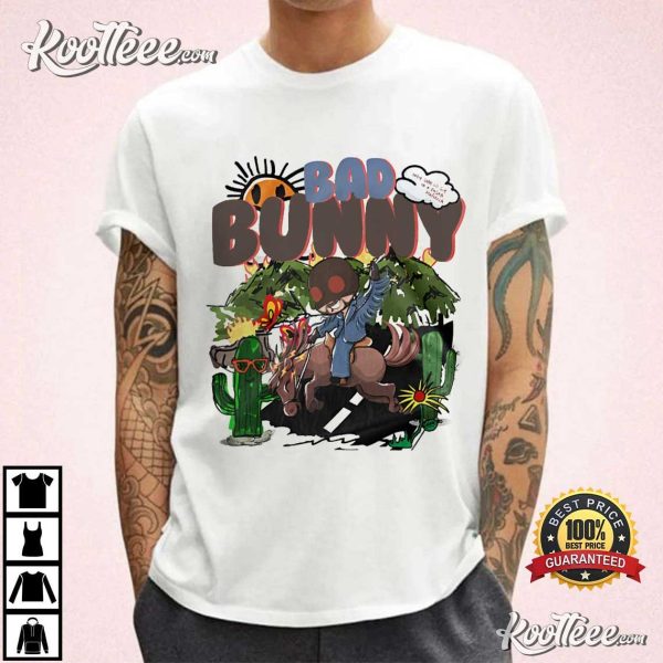 Bad Bunny Most Wanted Tour Concert Gift T-Shirt