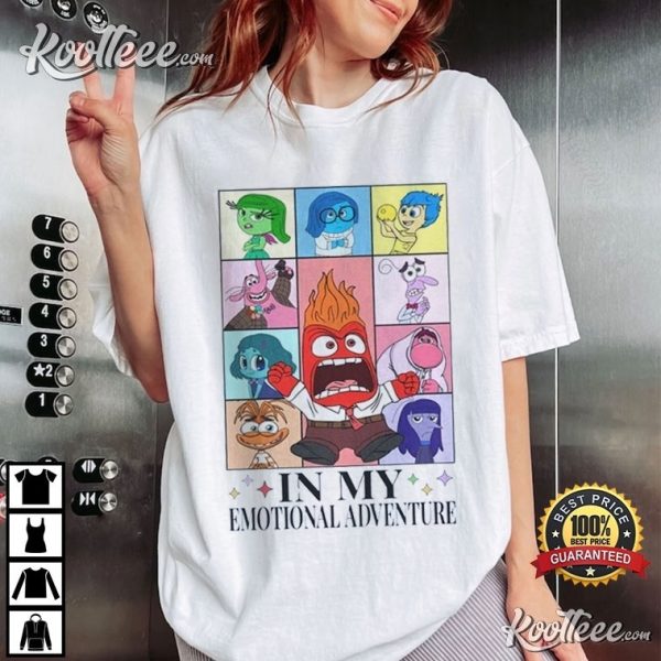 Inside Out Anger In My Emotional Adventure Eras Tour T-Shirt