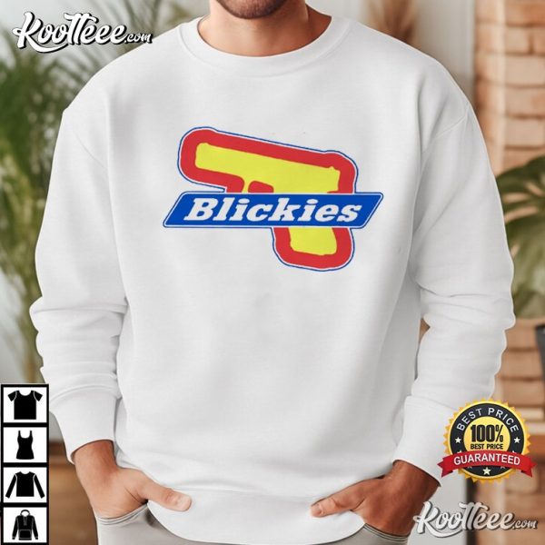 Blickies Gun Logo T-Shirt