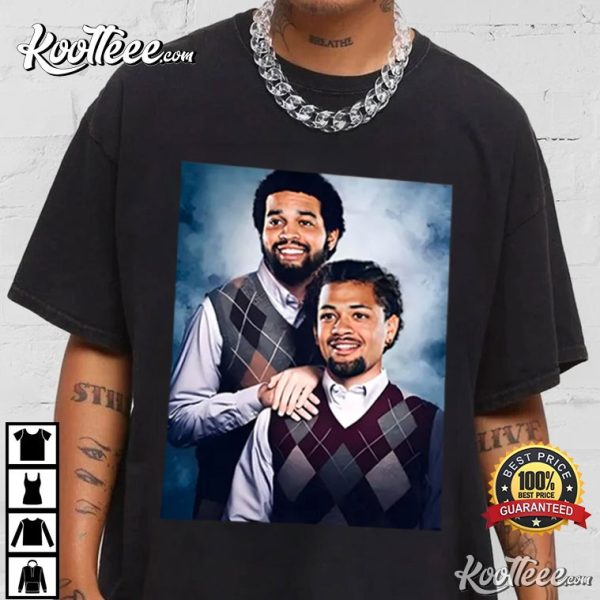 Chicago Bears Caleb Williams Rome Odunze Step Brothers T-Shirt