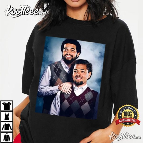 Chicago Bears Caleb Williams Rome Odunze Step Brothers T-Shirt