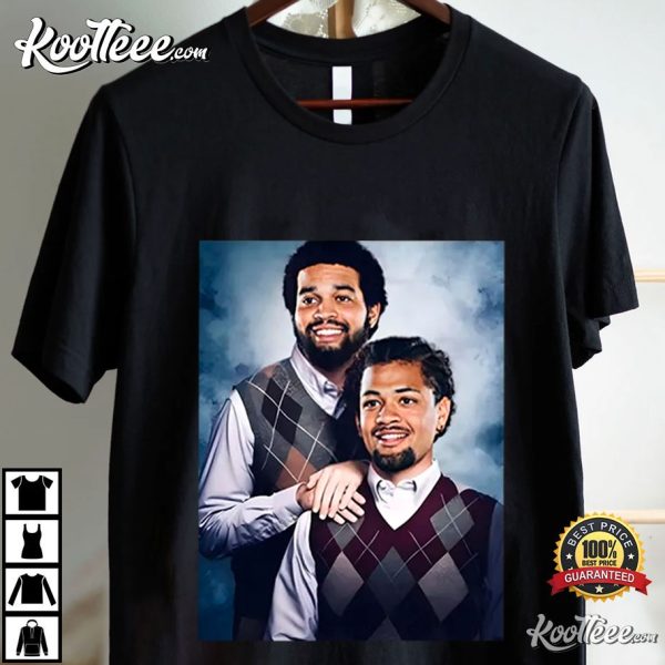 Chicago Bears Caleb Williams Rome Odunze Step Brothers T-Shirt