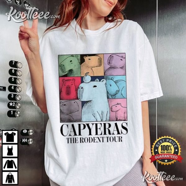 Capyeras Capybara The Rodent Tour T-Shirt