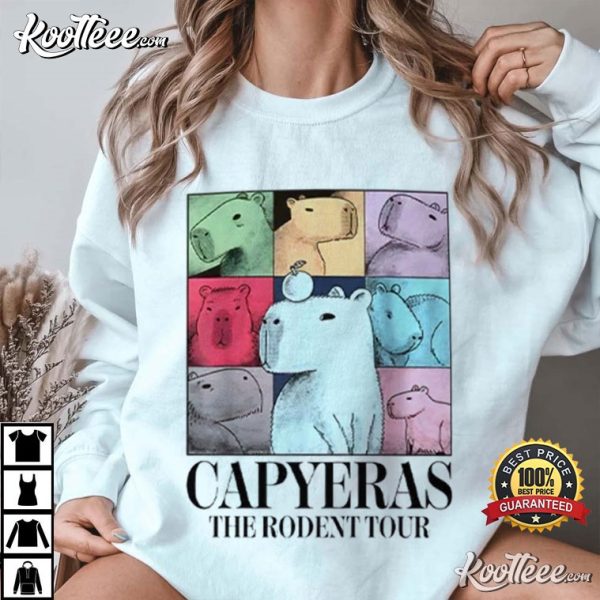 Capyeras Capybara The Rodent Tour T-Shirt