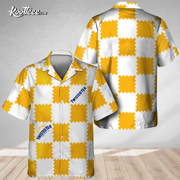 Trendy Gingham Twisted Tea Hawaiian Shirt