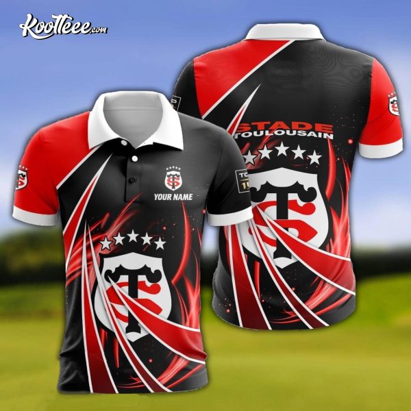 Stade Toulousain Personalized Name 3D Polo Shirt