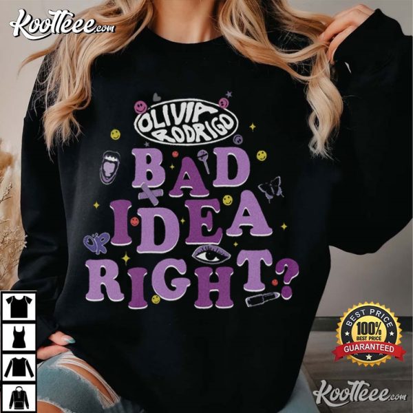 Bad Idea Right Olivia Rodrigo Guts Album T-Shirt