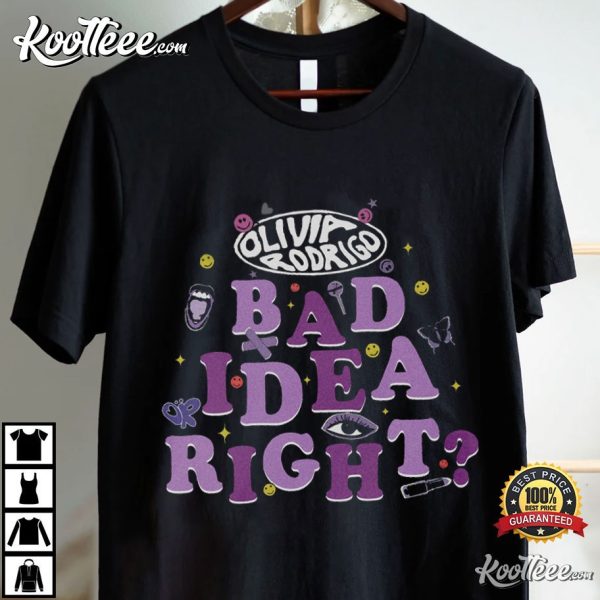 Bad Idea Right Olivia Rodrigo Guts Album T-Shirt